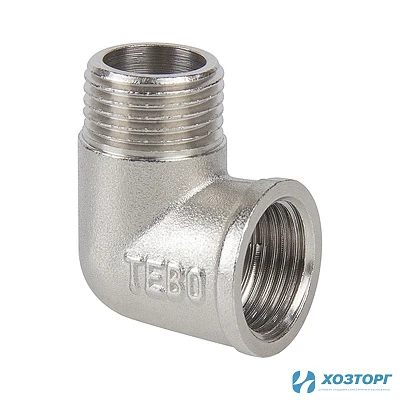 Угольник 20 (3/4") внутренняя/наружная резьба TEBO (9/162)