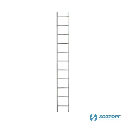 Лестница приставная односекционная 11 ступеней, СИЛАЧ 1*11, 3,13 м (1/5)