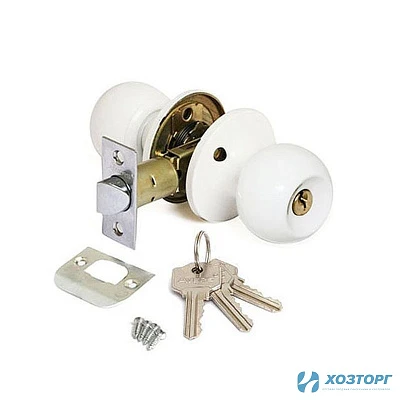 Защёлка-шарик Avers 6072-01-W Белый Ключ/Фиксатор 00017850 (1/24)