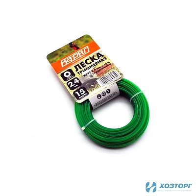 Леска ВАРЯГ 2,4 мм круг с сердечн,15 метров (5/280)