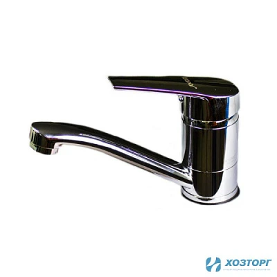 Смеситель  д/кухни Kranar KС 2225-N, шаровый, хром, излив средний нос, п/г, без подводки (2/20)