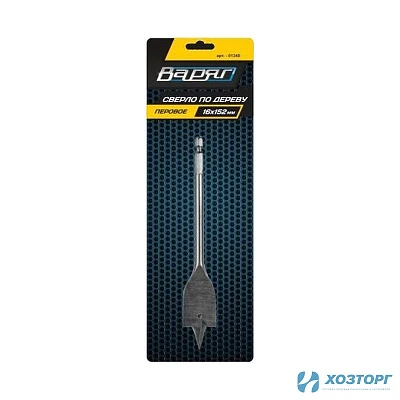 Сверло по дереву перовое 16 х 152мм ВАРЯГ (в блистере) (20/400)