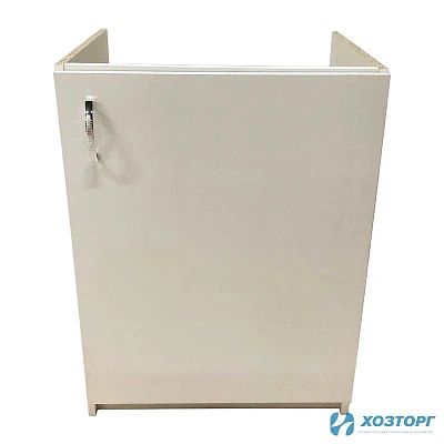 Подстолье под мойку на кухню 600х500 мм с дном, белый, в разборе, 2954 (BAER) (1/1)