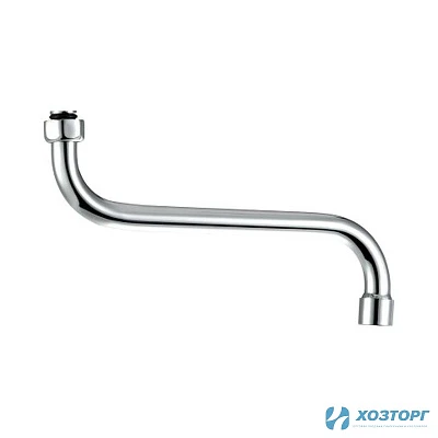 Излив для ванны, трубчатый, 250мм DORON D113S (10/100)