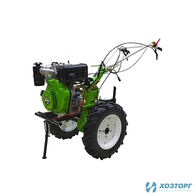 Мотоблок дизельный ВАРЯГ МБ-905,БЕЗ КОЛЕС, 9 лс дизель эл/ст Руль нужно набрать отдельно(1/4)
