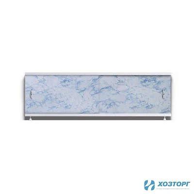 Экран под ванну 1,7м, "Оптима" (041-серо-синий мрамор), пластик (1/4)