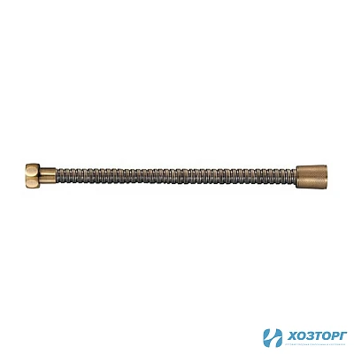 Шланг д/душа HAIBA 40-4, 150 см, шланг в двойной оплетке, бронза, (имп/ипм), пакет (1/50)