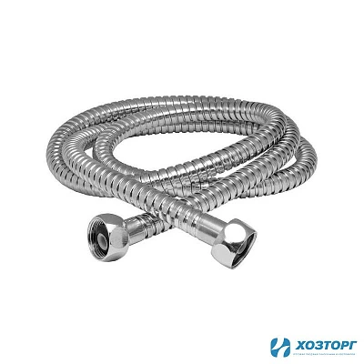 Шланг д/душа  Люкс ЦС-1400, 140 см, оплетка двойной замок, нерж.сталь,  (рус/рус )  (1/40)