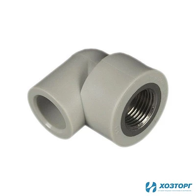 Угольник комбинированный вн.рез. 40*1 1/4 Damento серый (4/20)