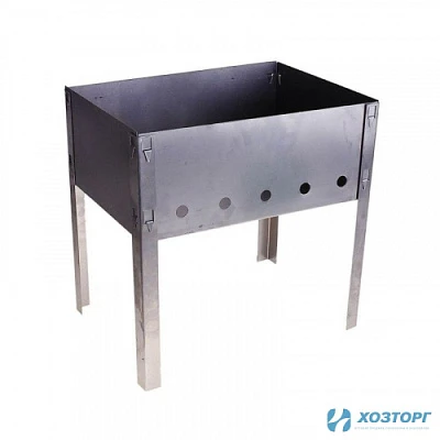 Мангал разборный МИНИ 300х250х300 мм в г/коробке (толщина металла 0,4 мм)  (1/1)