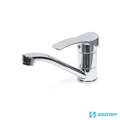 Смеситель  д/кухни DORON DС 2251-N, шаровый, хром, излив средний нос, п/г (1/10)