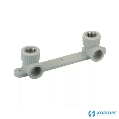 Настенный комплект для смесителя 20*1/2 Damento серый (5/50)