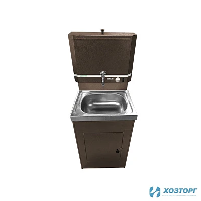 Дачный умывальник  "ТЕХНОБЫТ"  без ЭВН нержавеющая мойка, медь (1/1)