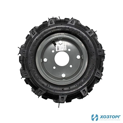 Колесо к МОТОБЛОКУ 4.00-8 ПОЛЕСАД ,Елочка , диск 4 отверстия, цена за штуку (2/84)