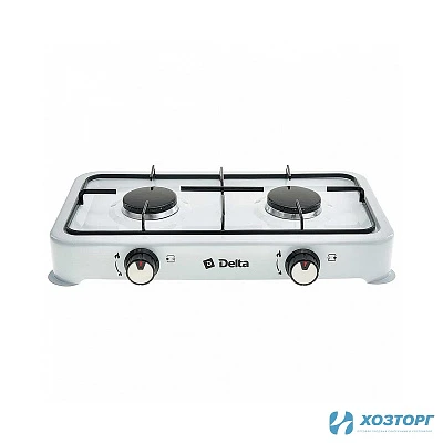 Газовая плита диск двухконф., белая/DELTA D-2206 (1/4)