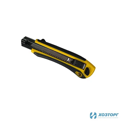 Нож строительный с сегментным лезвием 25мм, корпус АБС пластик, ВАРЯГ Н-25 Проф (10/120)