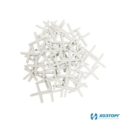 Крестики для кафеля и плитки 1,5мм (100шт/уп.) Kvorus (1/150)
