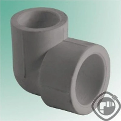 Угольник соединительный переходной 25*32 90 гр ТВ серый (25/225)