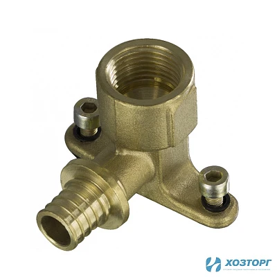 Уголок установочный 16*(2.2)*15 (1/2") PEX под зажимную гильзу внутреняя резьба TIM H-ZL1602F