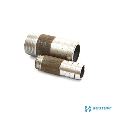 Штуцер 25 (1") наружная резьба/штуцер Сталь 514373 (5/200)