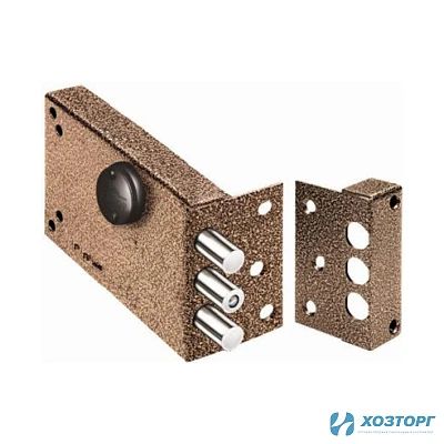 Замок накладной Эльбор 1.02.51.5К  Лазурит 5337 (1/10)