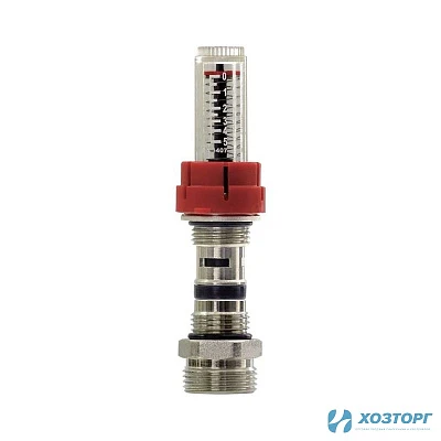 Расходомер для коллекторной группы нипель 1/2"ш х 3/4" г, под евроконус, TIM M309-3 (1/100)