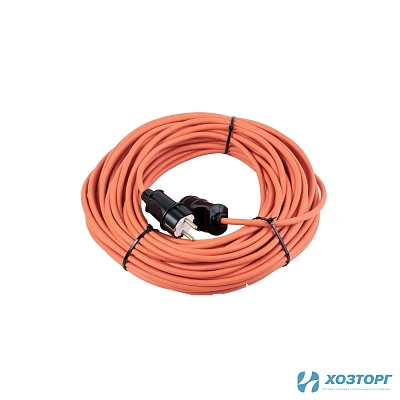 Удлинитель садовый смотка УС-1-20 1 розетка, без заземления, ПВС 2х1,0, 20м (1/10)