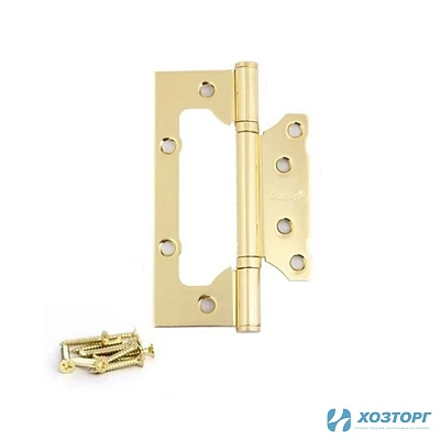 Петля накладная Avers 125*75*2.5-B2-G Золото  (цена за одну штуку)  00019901 (2/96)