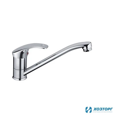 Смеситель кухня HAIBA 4836-K D35 ,п/шп ,нос 25 см, латунь (1/10)