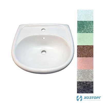 Умывальник "САЛЮТ" цветной в упак (черный крап) (1/1)