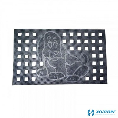 Коврик резиновый "Собака" 45*75 см (КЭМ) (1/10)