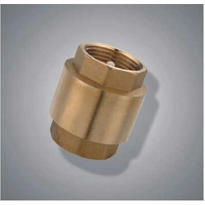 Обратный клапан латунь  3/4" с пластиковым штоком (405-3/4) (12/120)