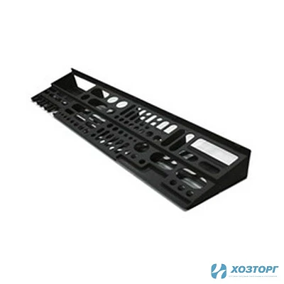 Полка для инструмента, 605х150х84мм, черный, Дельта 50081 (1/14)
