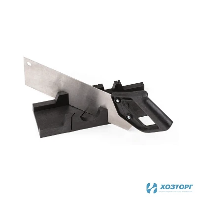 Набор стусло черное 300х65мм + ножовка 300мм, 20075 (1/10)