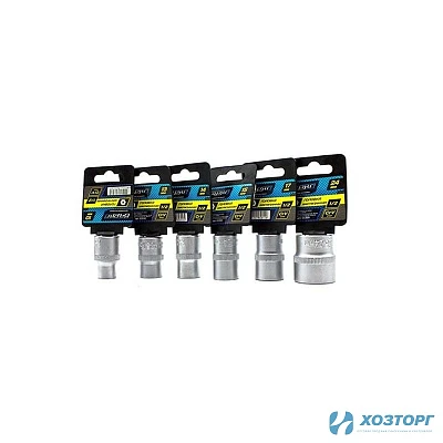 Головка 1/2" 17 мм 6-гран ВАРЯГ Cr-V (1/150)