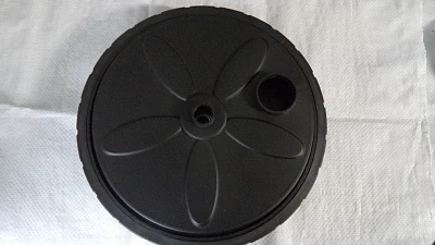 Колесо транспортировочное пластик для бензиновой газонокосилки 10" без колпака (БГК-5136СП зад)