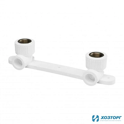 Настенный комплект для смесителя вн.р. 20*1/2 ТВ (белый) 030093801 (6/30)